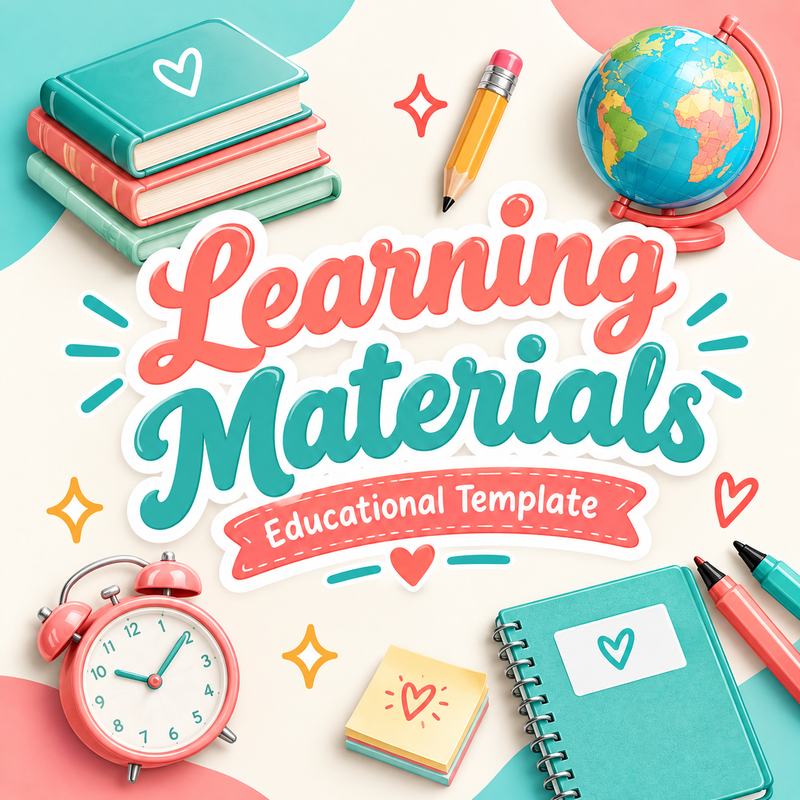 Learning Materials - Educational Bundle