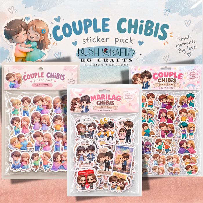 COUPLE CHIBIS Stickers