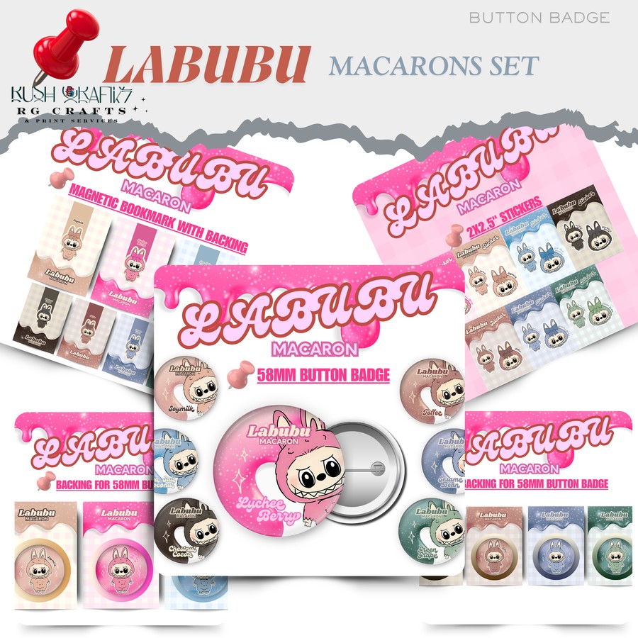 Labubu Macarons