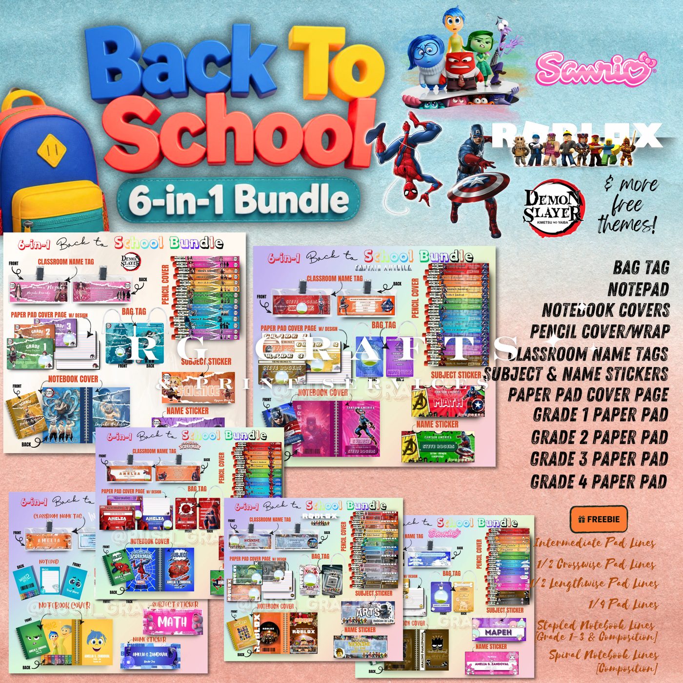 Back To School 6in1 Bundle